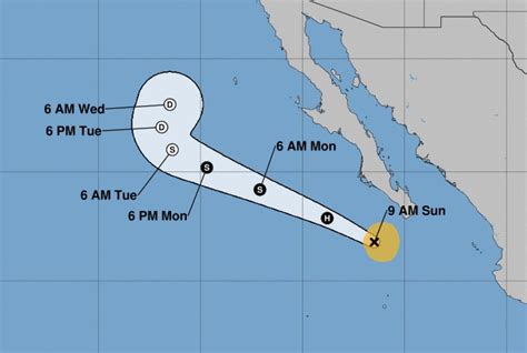 Tropical Storm Eugene may bring isolated storms to San Diego County